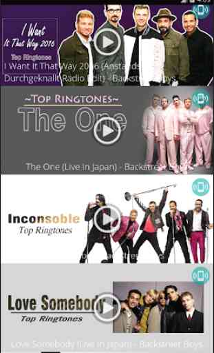 Backstreet Boys Top Ringtones 2