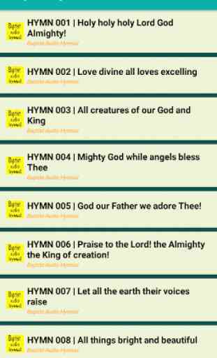 Baptist Audio Hymnal offline 2