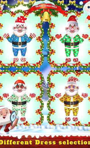 Christmas Santa, Snowman Dressup And Decoration 3