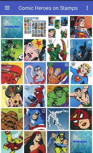 Comic Heroes on Stamps 1