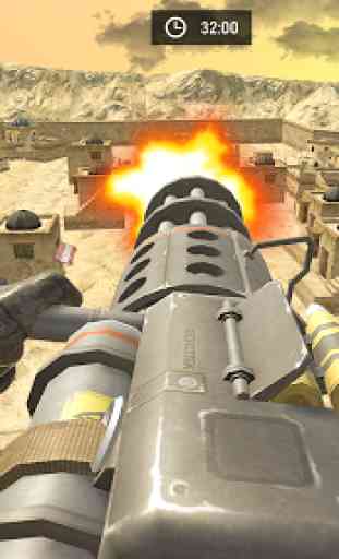 Free Squad Firing :Gun Desert Shooter Battleground 2