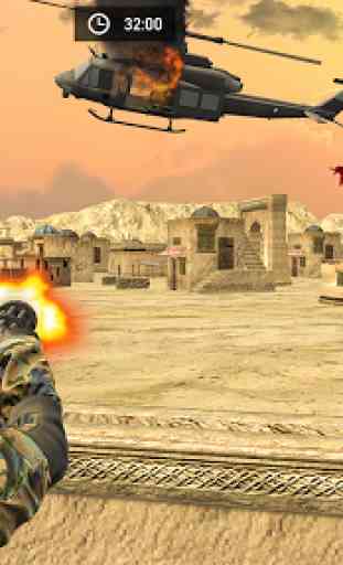 Free Squad Firing :Gun Desert Shooter Battleground 4