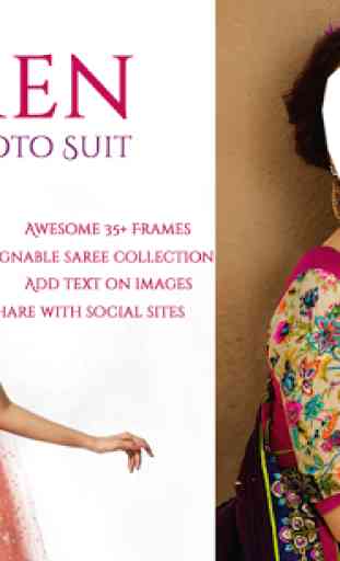 Hot Women Saree Photo Suit 1