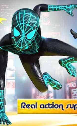Iron Spider Ninja Rope Hero Kid - Superhero Games 3