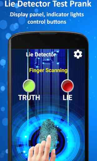 Lie Detector : Fingerprint Lie Detector Prank 1