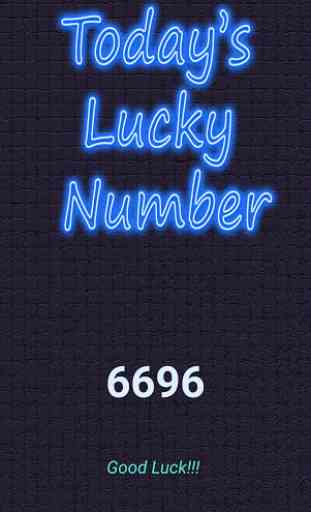 Lucky3&4!GoodLuckNumbers 3
