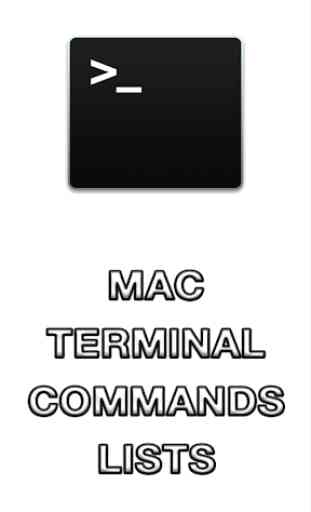 MAC Terminal Commands Lists 1