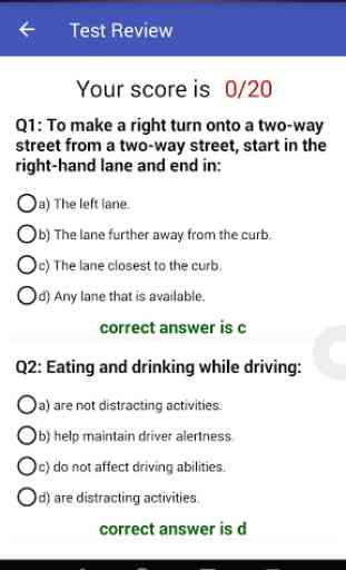 North Carolina DMV Driver License Practice Test 2