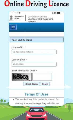 Online Indian Driving License Apply 3