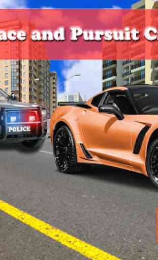 Police Car Pursuit in City : Crime Racing 2019 3