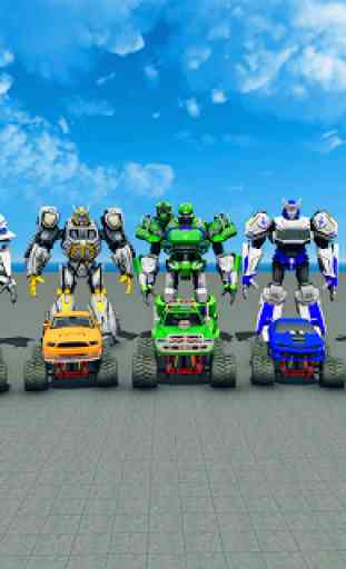 Robot Monster Truck: Future Robot Transform Game 3