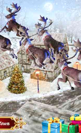 Santa Claus Christmas Gift Delivery: Sleigh Riding 3