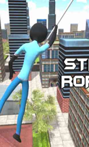Stick Man Rope Hero - Vegas Mafia Crime City 1