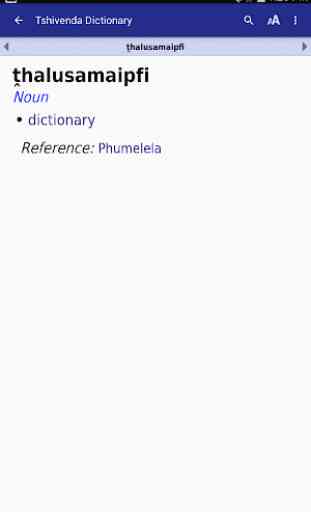 Tshivenda Dictionary 3