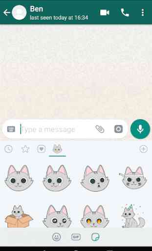 Yuchi The Cat - Stickers for Whatsapp 3