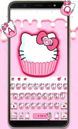 Cat Cupcake Keyboard Theme 1