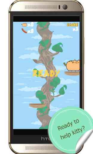 Clumsy cat on tree (Pusheen game) 1