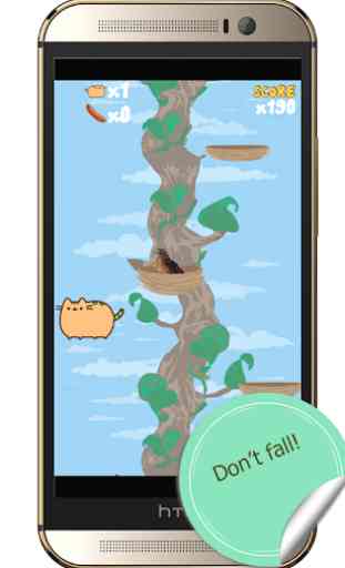 Clumsy cat on tree (Pusheen game) 3