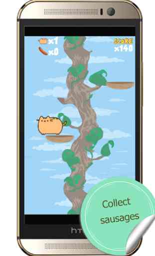 Clumsy cat on tree (Pusheen game) 4