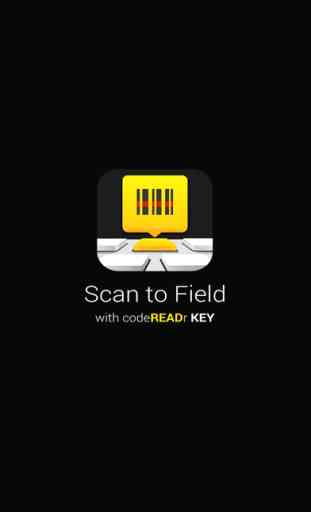 codeREADr KEY - Scan to Field 1