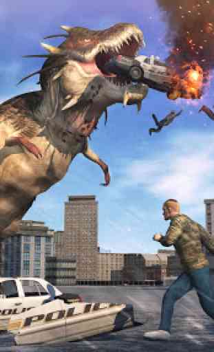 Dinosaur City Rampage: Animal Attack Simulator 3
