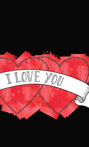 I LOVE YOU Stickers 1