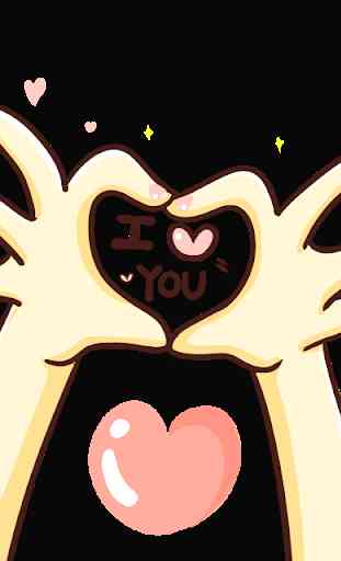 I LOVE YOU Stickers 2