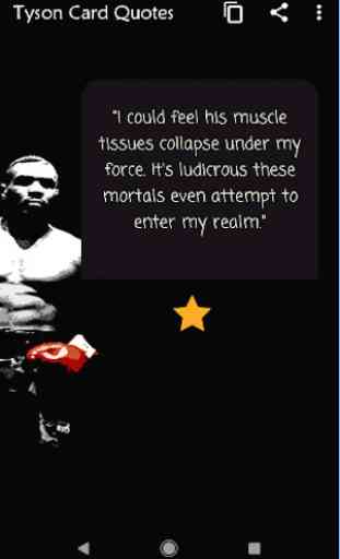 Mike Tyson Card Quotes  1
