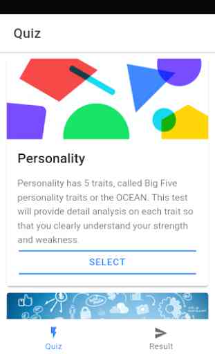 Personality and Career Quiz 1