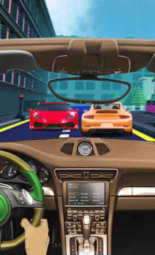 Race Car in Extreme Traffic : Car Racing  Game 1