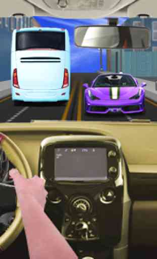 Race Car in Extreme Traffic : Car Racing  Game 2