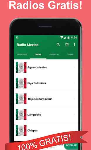 Radio México - Estaciones en Vivo Gratis 2