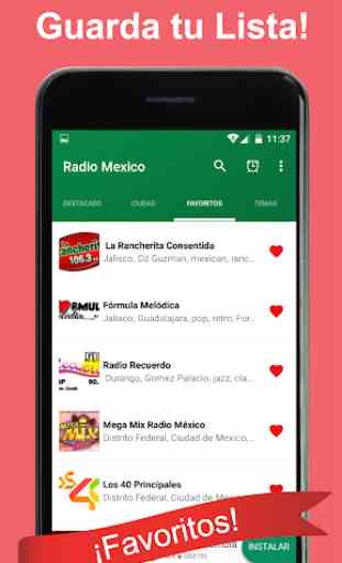Radio México - Estaciones en Vivo Gratis 3