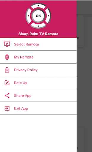 Remote for Sharp Roku TV 1