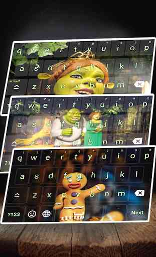 Shrek monster keyboard themes 1