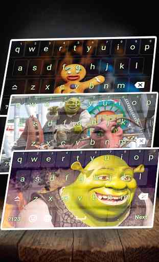 Shrek monster keyboard themes 2