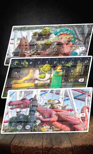 Shrek monster keyboard themes 3