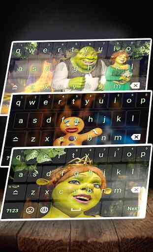 Shrek monster keyboard themes 4