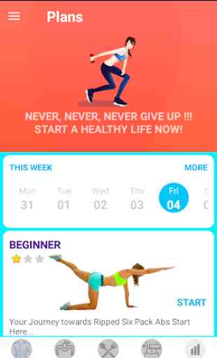 Six pack abs 60 Days Challenge: Healthy and fit 3