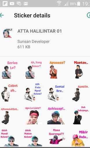 Sticker WA Youtuber Indonesia 2019 WAStickerApps 4