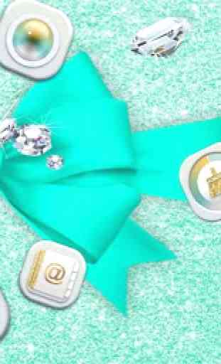 Tiffany Blue Bow Theme 4