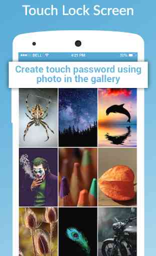 Touch Lock Screen - Touch Photo Position Password 2