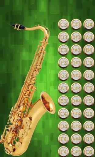 Virtual tenor saxophone 3