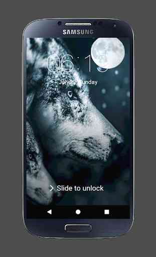 Wolf Lock Screen HD Wallpaper 2