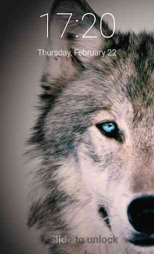 Wolf Pattern Lock Screen 1
