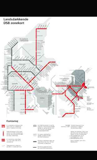 Denmark DBS Rail Map 1