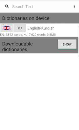 English to Kurdish Dictionary - Offline 1