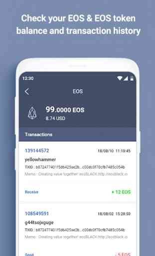 EOStart - wallet for EOS 2