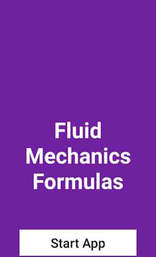 Fluid Mechanics Formulas 1