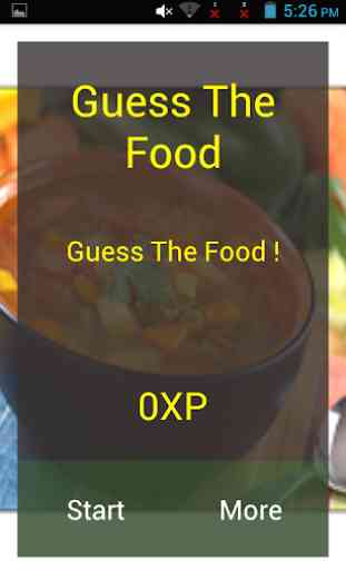 Food Quiz Game 1